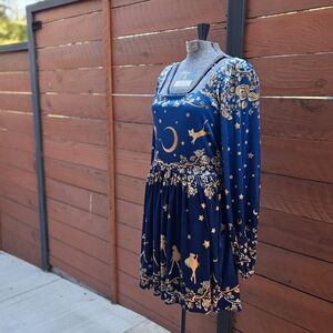 Sailor Moon Guardians Stars Velvet Squared Up Bishop Dress (L) NEW. With Tags.